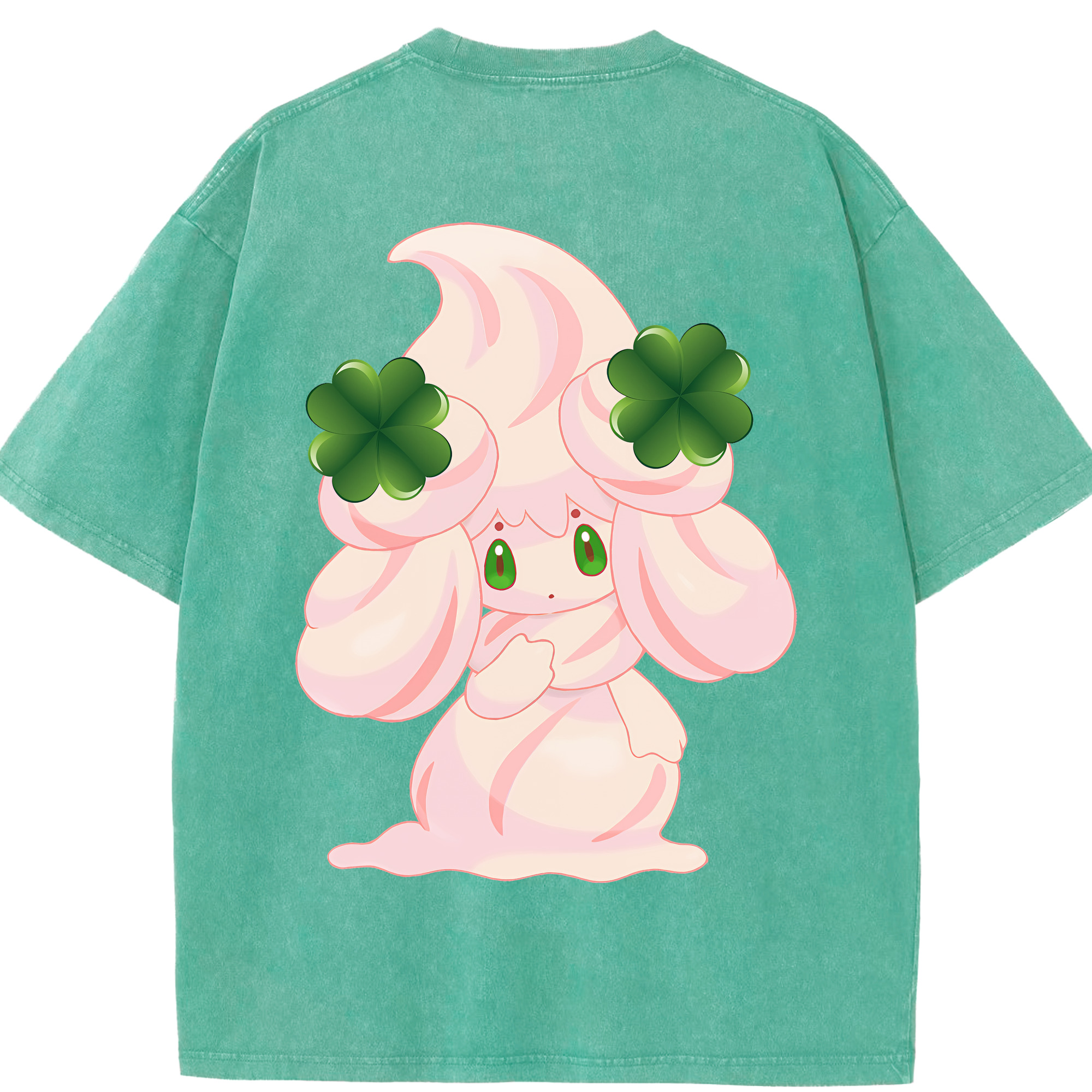 （画像用） ポケットモンスター Pokémon 綿100% ヴィンテージ風 半袖Tシャツ（背面プリント）
